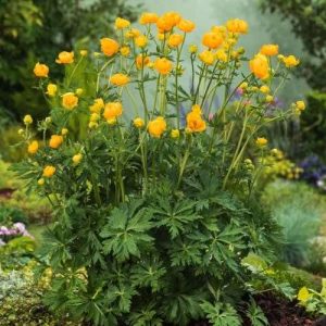 Ķīnas Silpurene “Trollius Golden Queen”